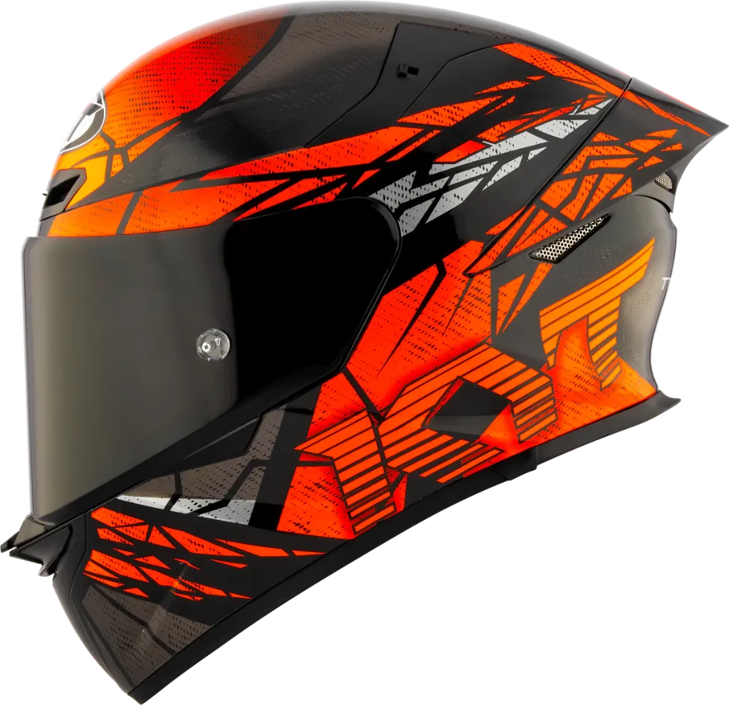 KYT TT Revo Combustion Orange - Helmet