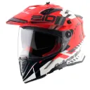 Axor X-Cross Speedometer Helmet WHITE RED