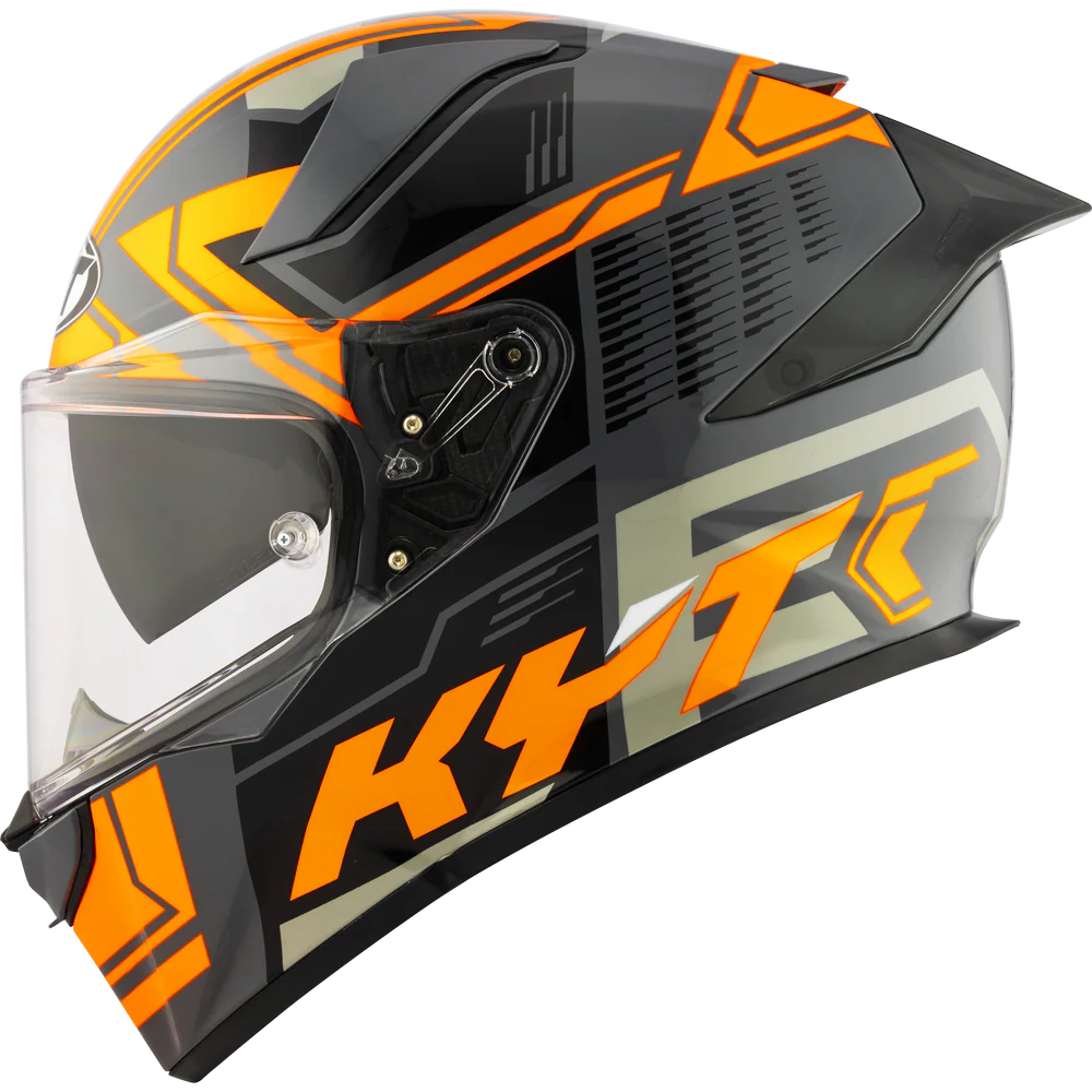 KYT R2R Pro Octane Orange - Helmet (S)